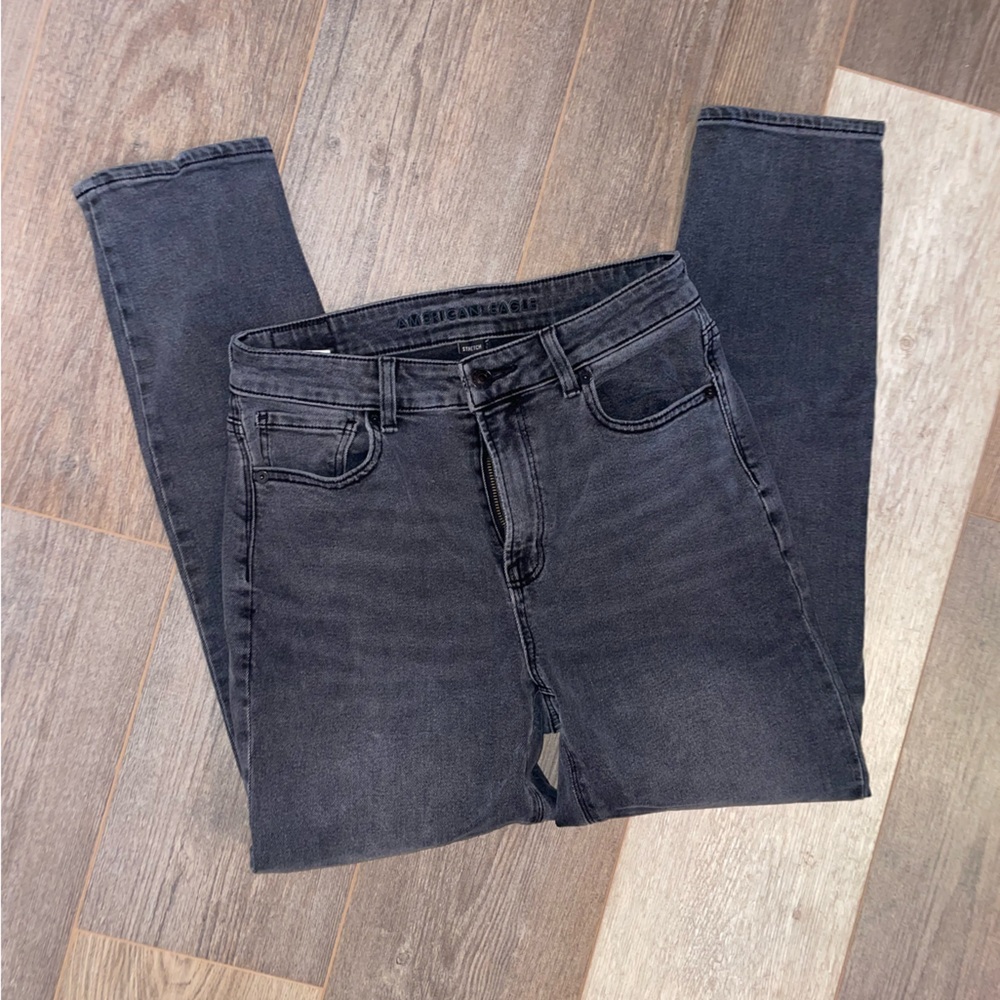 American Eagle Outfitters Dark Gray Skinny Jeans